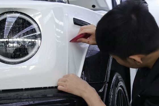 6.5mil Clear Vinyl Wrap ฟิล์มป้องกันสี TPU ป้องกันรอยเปื้อน